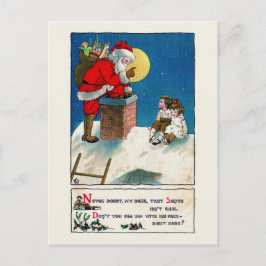 VINTAGE JULTOMTEN CHRISTMAS POSTCARD VYKORT