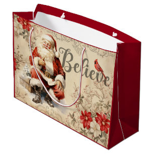 Vintage Jultomten Decoupage Ephemera