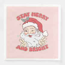 Vintage Jultomten håll sig lugn och slät Julafton