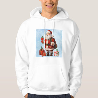 Vintage Jultomten Hoodie