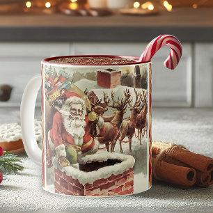Vintage Jultomten jul Mugg