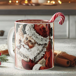Vintage Jultomten jul Mugg