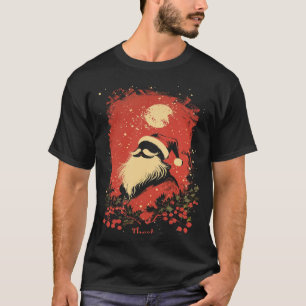 Vintage Jultomten juldesign Retro Holid T Shirt