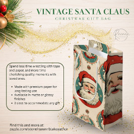 Vintage Jultomten julklapp