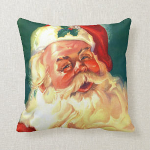 Vintage Jultomten julklapp Kudde