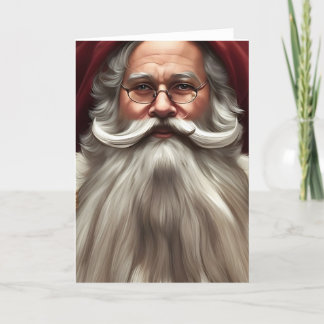 Vintage Jultomten julkort Helgkort