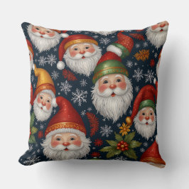 Vintage Jultomten julsamling Kudde