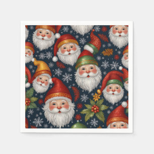 Vintage Jultomten julsamling Pappersservett