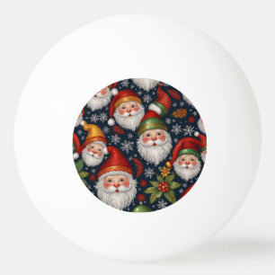 Vintage Jultomten julsamling Pingisboll