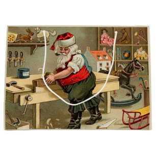 Vintage Jultomten julworkshop