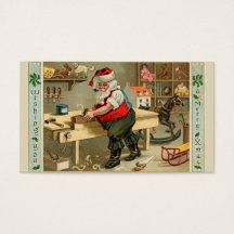 Vintage Jultomten julworkshop