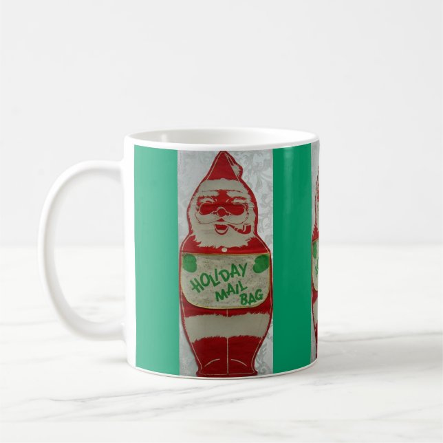 Vintage Jultomten Kaffemugg (Vänster)