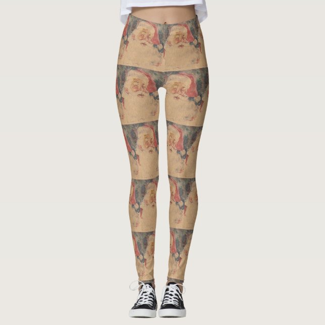 Vintage Jultomten Leggings (Framsida)