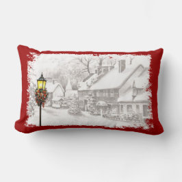 Vintage jultomten Lumbar Pillow Lumbarkudde