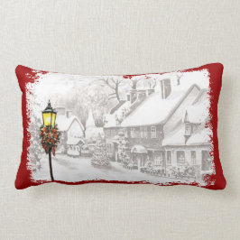 Vintage jultomten Lumbar Pillow Lumbarkudde