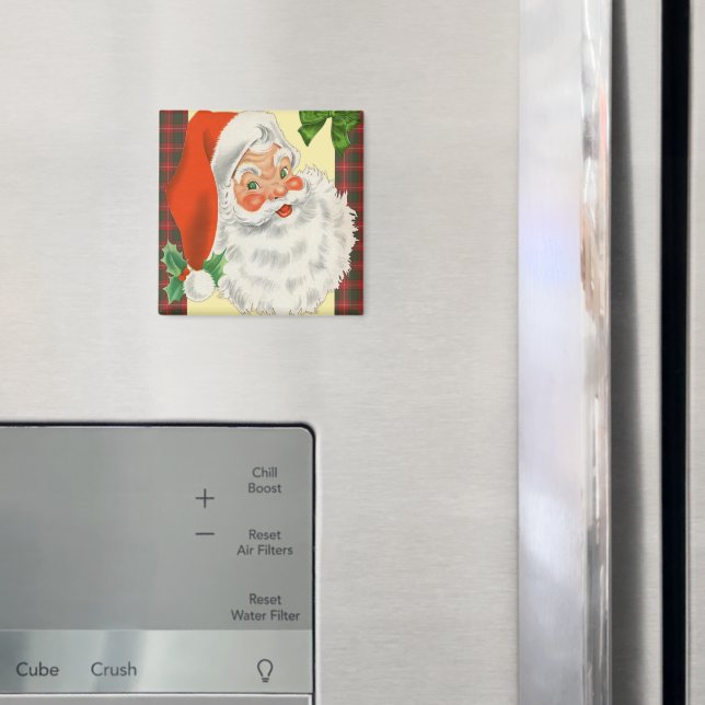 Vintage jultomten magnet (In Situ (Fridge))