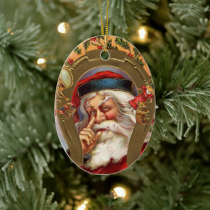 Vintage Jultomten Ornament