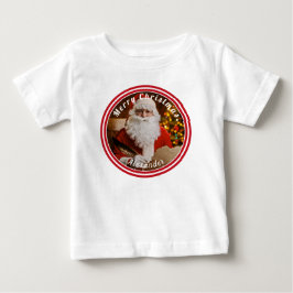Vintage Jultomten skriver Julgran T Shirt