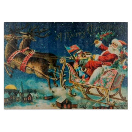 Vintage Jultomten Sleigh-Helgdag