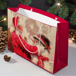 Vintage Jultomten Snögubbe jul