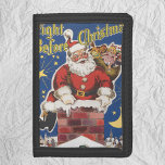 Vintage Jultomten, Twa Natten före jul<br><div class="desc">Vintage illustrerar julsagan helgdag i bok täcker konst från den klassiska barnromanen "Twas the Night before jul". Det här är ett bra Jultomten som klättrar upp i skorsten av ett hus med en säck fullt av leksaker på julen Kväll. Väntningar, gultens stjärnor ligger i det ljusa blå himmel. Lycklig jul...</div>