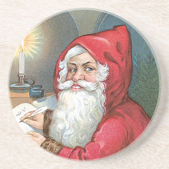 Vintage Jultomten Underlägg (Framsidan)