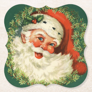 Vintage Jultomten Underlägg Papper