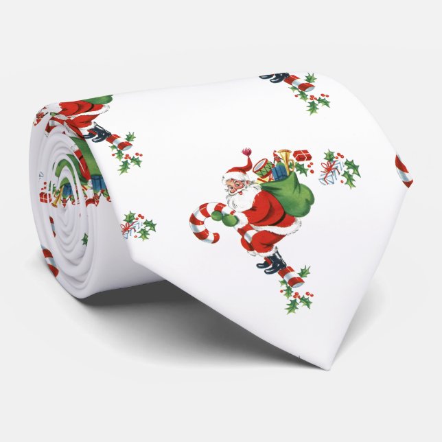 Vintage jultomtens Vintage favoriserar Red Festive Slips (Rullad)