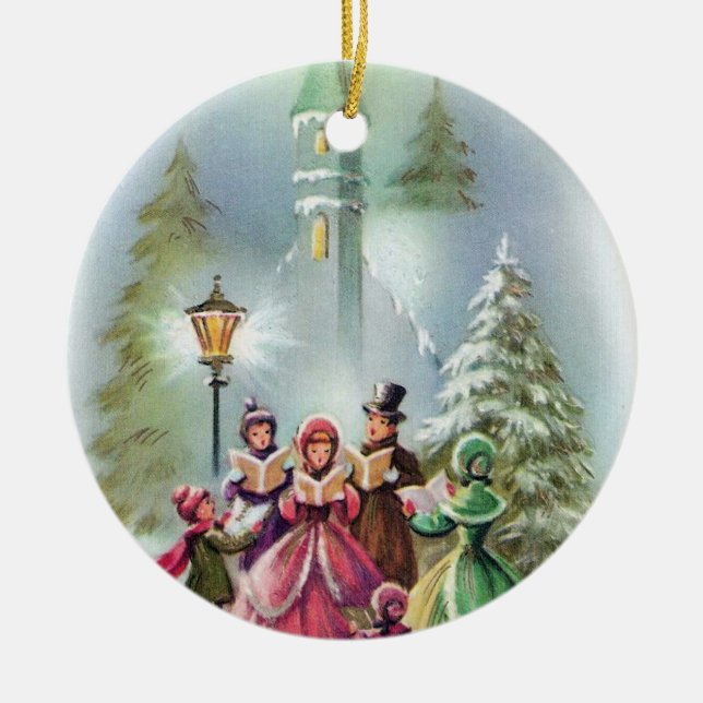 Vintage julvaktmästare träd ornament (Framsidan)
