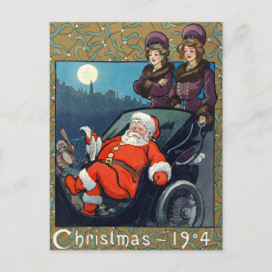 Vintage julvykort vykort