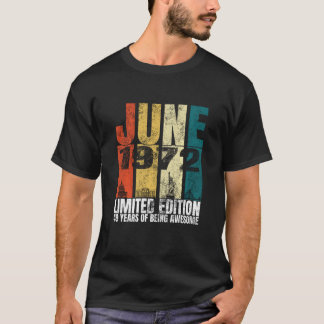 Vintage June 1972 Bday Costume 49 Years Old 49th B T Shirt