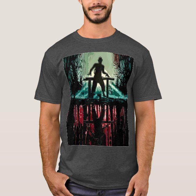 Vintage Jungle Aesthetic T Shirt (Framsida)