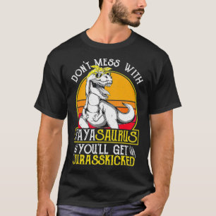 Vintage Jurasskick ed Yaya Saurus Dino Grekiska Gr T Shirt
