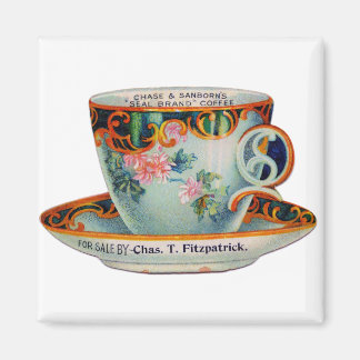Vintage Kaffe Kopp Magnet