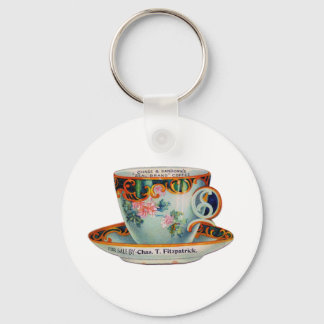 Vintage Kaffe Kopp Nyckelring