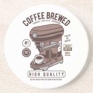 Vintage Kaffe Maskin Underlägg