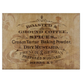 Vintage kaffe och kryddor Rustik och stilfull