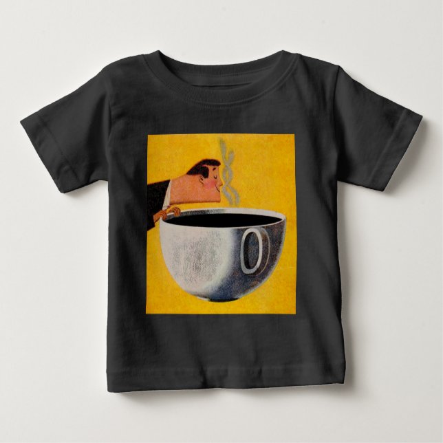 Vintage kaffereklam t shirt (Framsida)