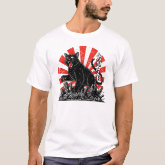 Vintage Kaiju Cat Attack | Japanese Retro Monster  T Shirt