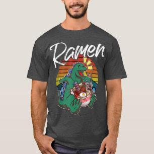 Vintage Kaiju Japansk Ramen Harajuku Street Anime T Shirt