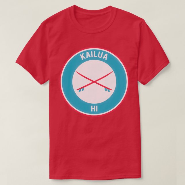 Vintage Kailua Hawaii T Shirt (Design framsida)