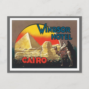 Vintage Kairo Egypten Vykort