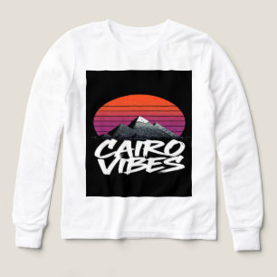Vintage Kairo-vibbar   Tidlös egyptisk stil T Shirt