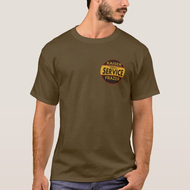 Vintage Kaiser Frazer Service Sign T-shirt (Framsida)