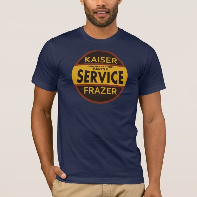 Vintage Kaiser Frazer Service Sign Tee (Framsida)