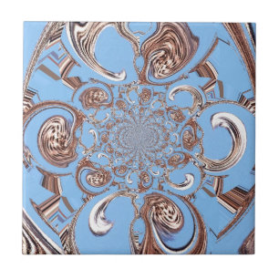 Vintage Kaleidoscope Art-utskrift Kakelplatta
