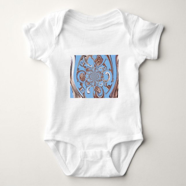 Vintage Kaleidoscope Art-utskrift T-shirt (Framsida)