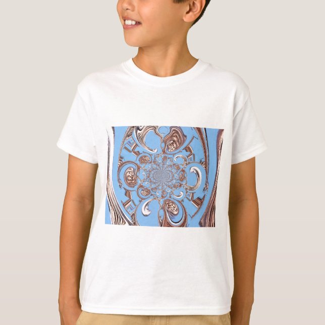 Vintage Kaleidoscope Art-utskrift Tee (Framsida)