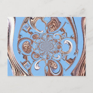Vintage Kaleidoscope Art-utskrift Vykort