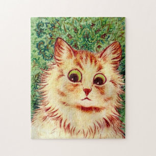 Vintage Kaleidoscope Cat av Louis Wain Pussel